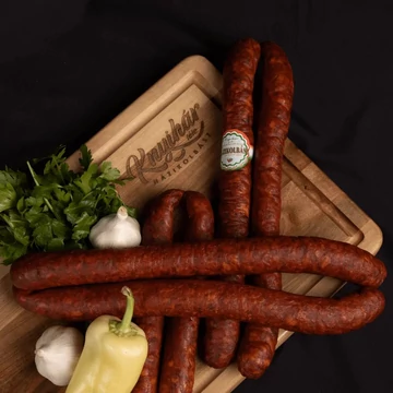 Csabai mangalica vékony kolbász csípős vagy csemege